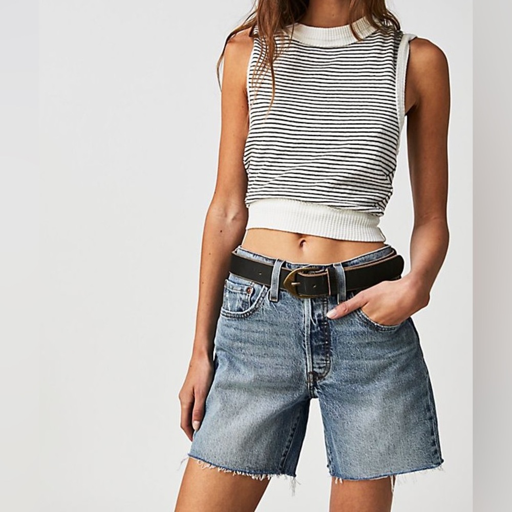 Free People Vintage Levi’s Mid-Length Shorts
